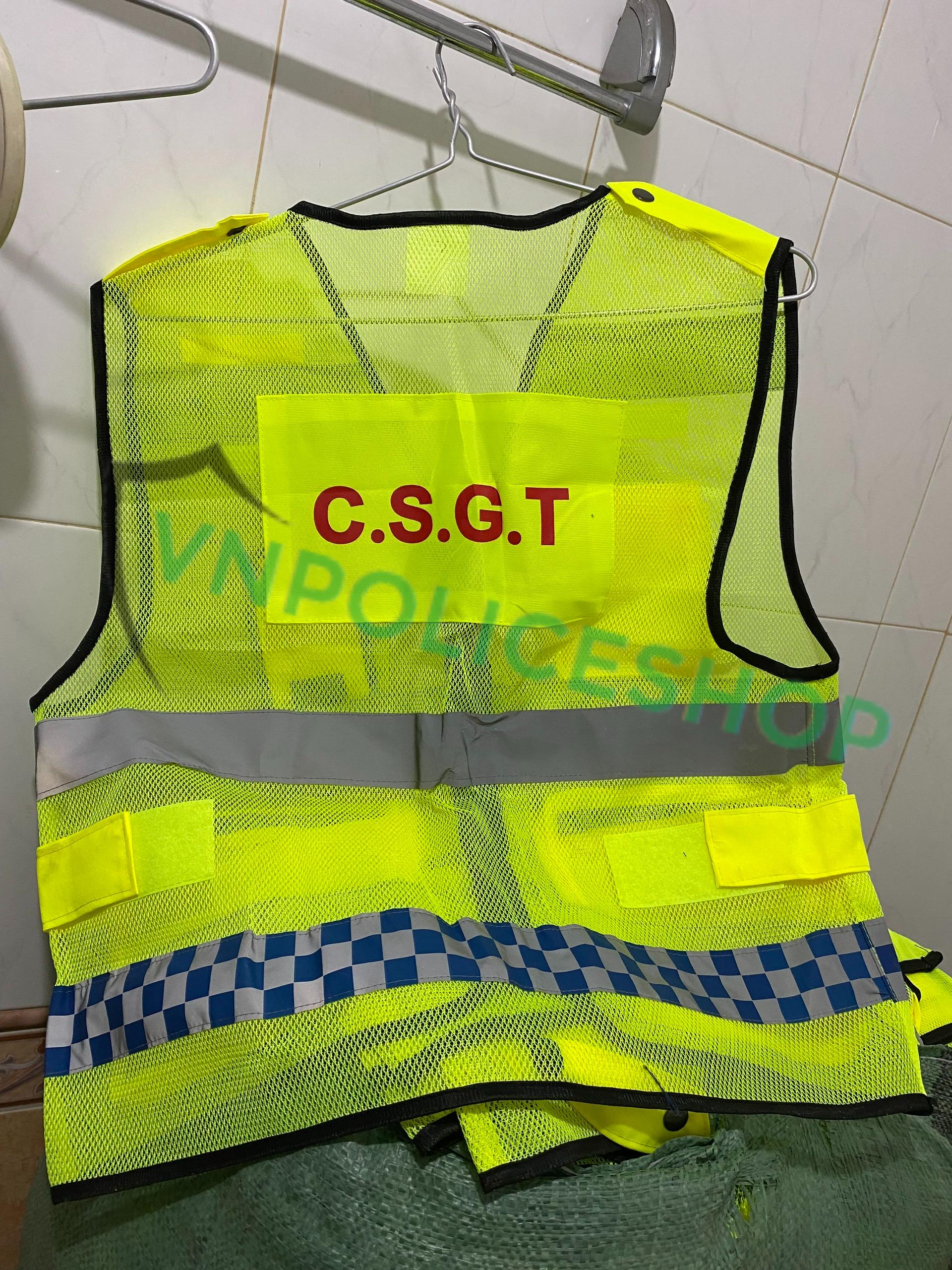 Áo lưới ghi lê phản quang CSGT - Ảnh 3
