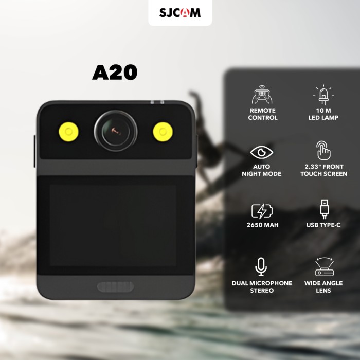 Camera mini giám sát cá nhân SJCAM A20 - Ảnh 4